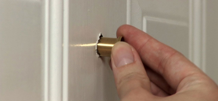 peephole door repair in Glen Avon