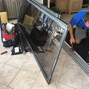 sliding glass door frame repair Glen Avon